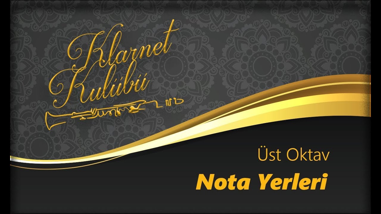 Sol Klarnet Eğitimi - Sol Klarnet Nota Yerleri 2 ( &Uuml;st Oktav ) - Saygın Akbudak