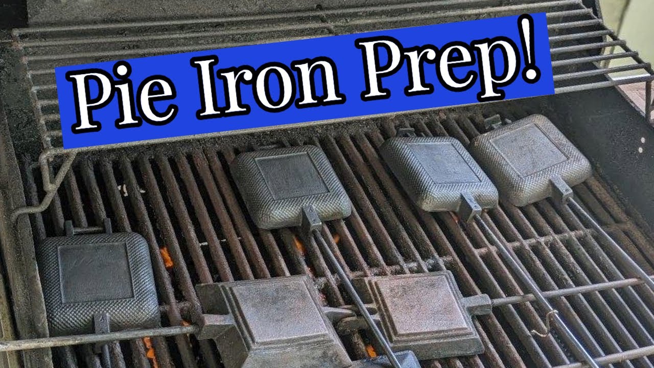 Pie Iron Seasoning! Getting Ready for Mountain Pies on the Campfire!