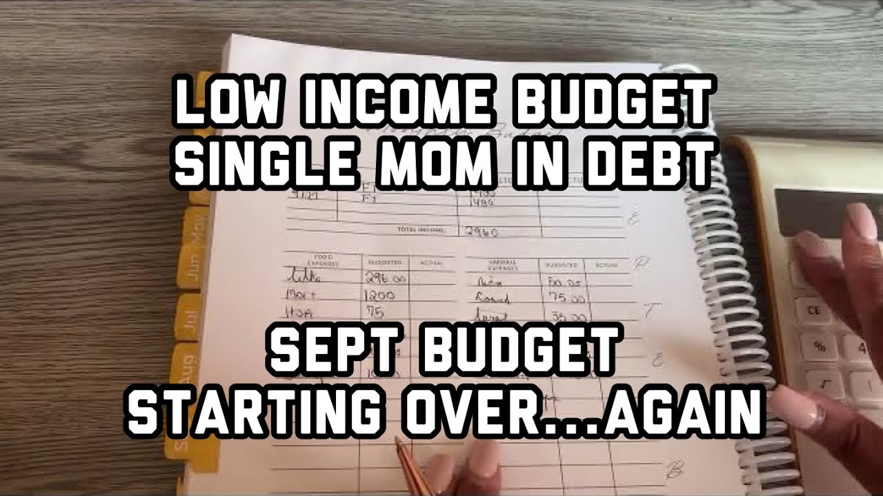 Low Income Budget | Budget In Debt | Debt payments and budgeting on a Low Income Budget