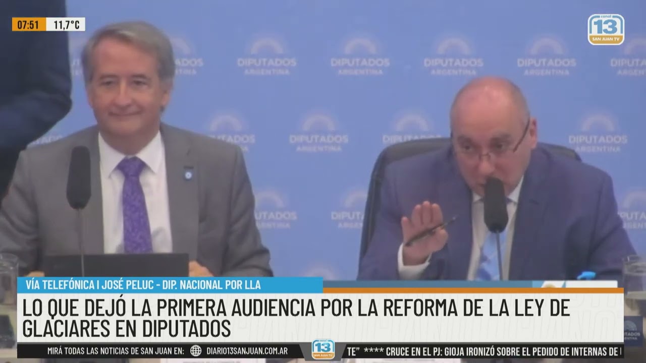 Peluc sobre la audiencia por la Ley de Glaciares: &ldquo;Se escucharon las voces que hay que escuchar&rdquo;
