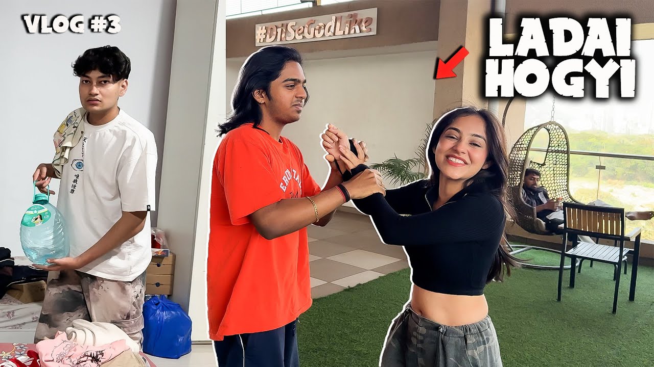 SPOWER K SATH LADAI HOGYI MERI 😲 ( ZAP LEFT,  SHOOT BTS ) |  VLOG #3