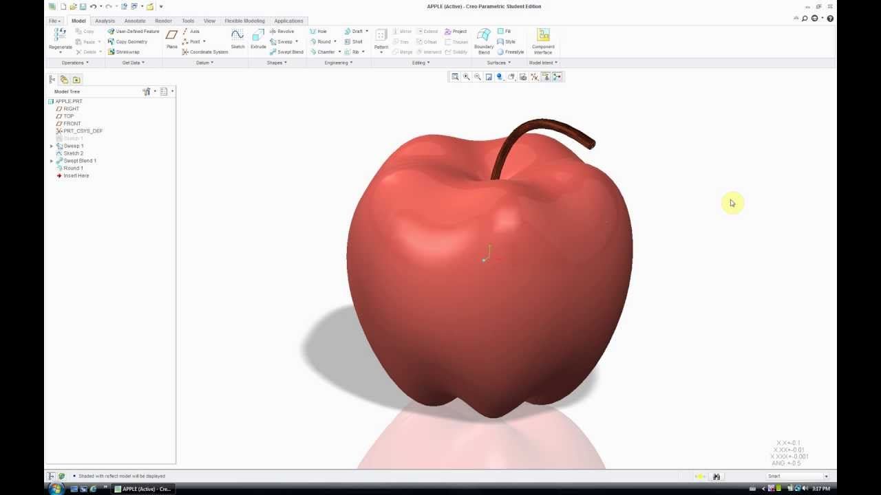 Apple - Creo Parametric 2.0 / Pro Engineer