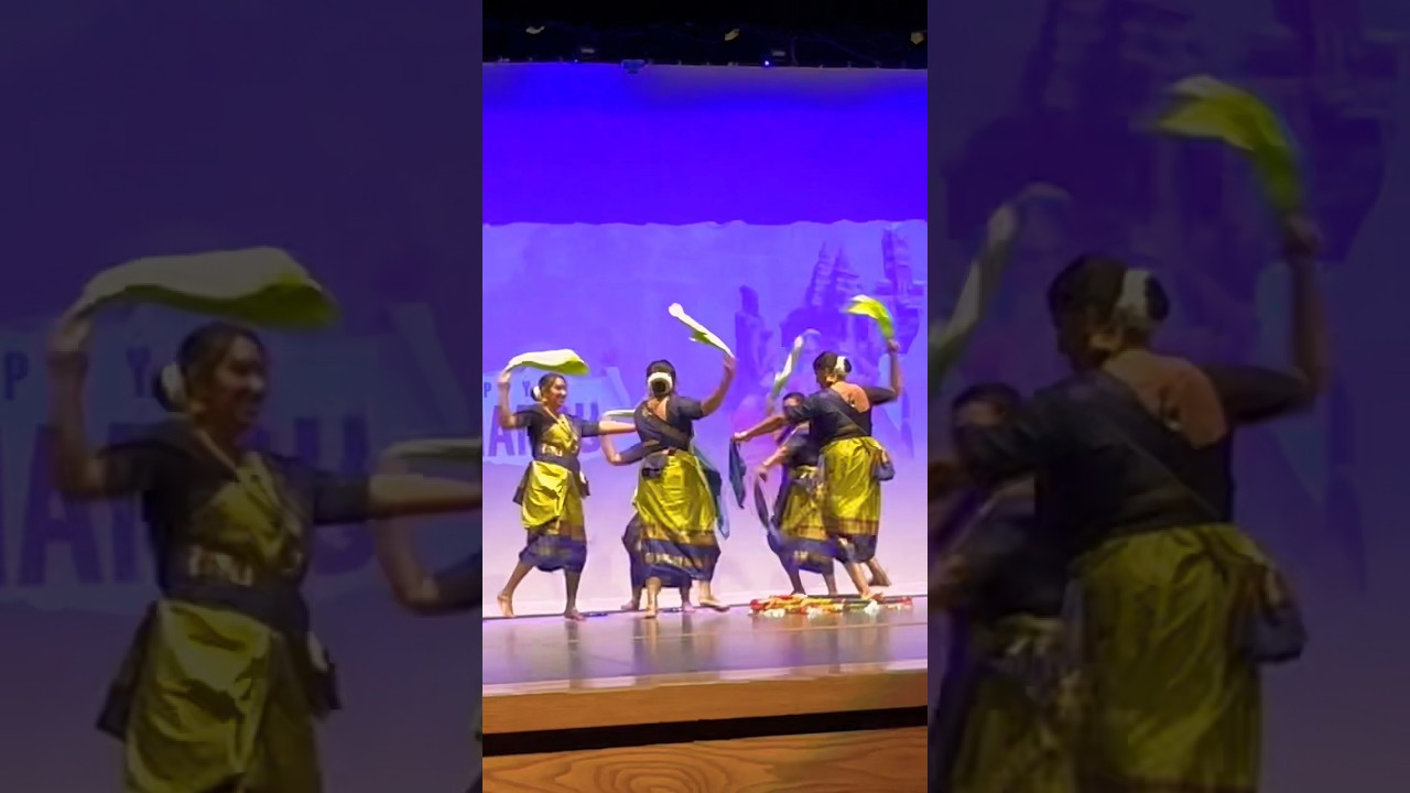Americaவில்  oyilattam / Traditional folk dance Tamil #tamil #oyilattam #caravanfamily