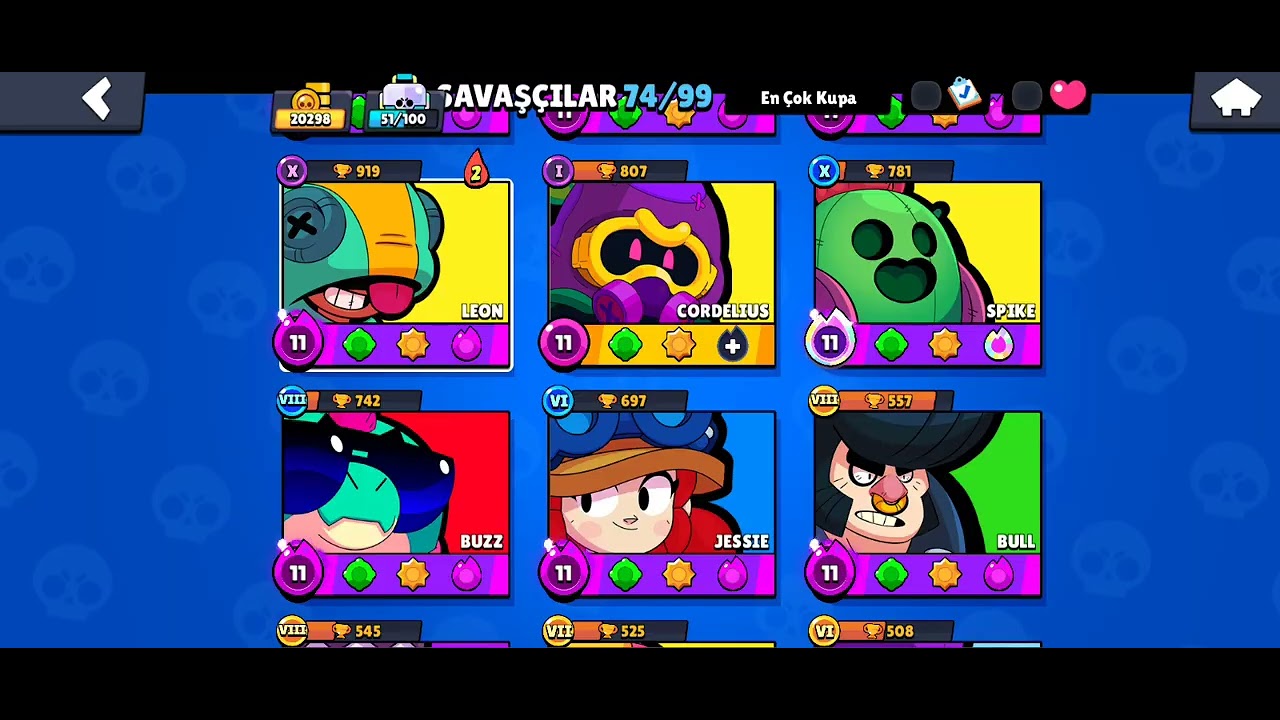 Bugün Brawl Stars oynadım.🎮