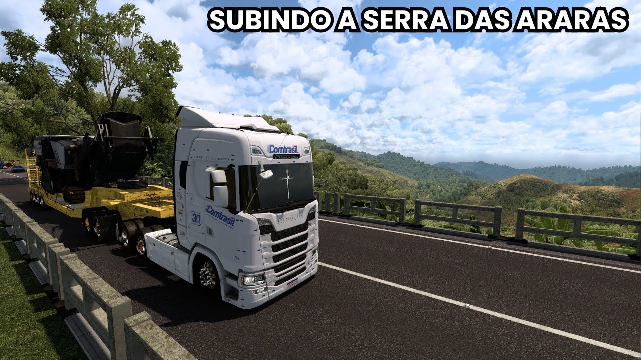 Euro Truck Simulator 2 Gameplay subindo a Serra das Araras  Via Dutra BR-116