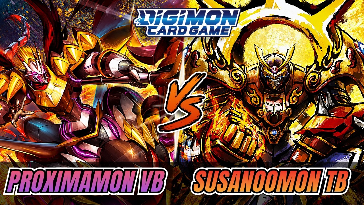 Proximamon (Virus Busters) Vs Susanoomon (Toho Braves)| EX12 Feature Match | Digimon Card Game & TCG
