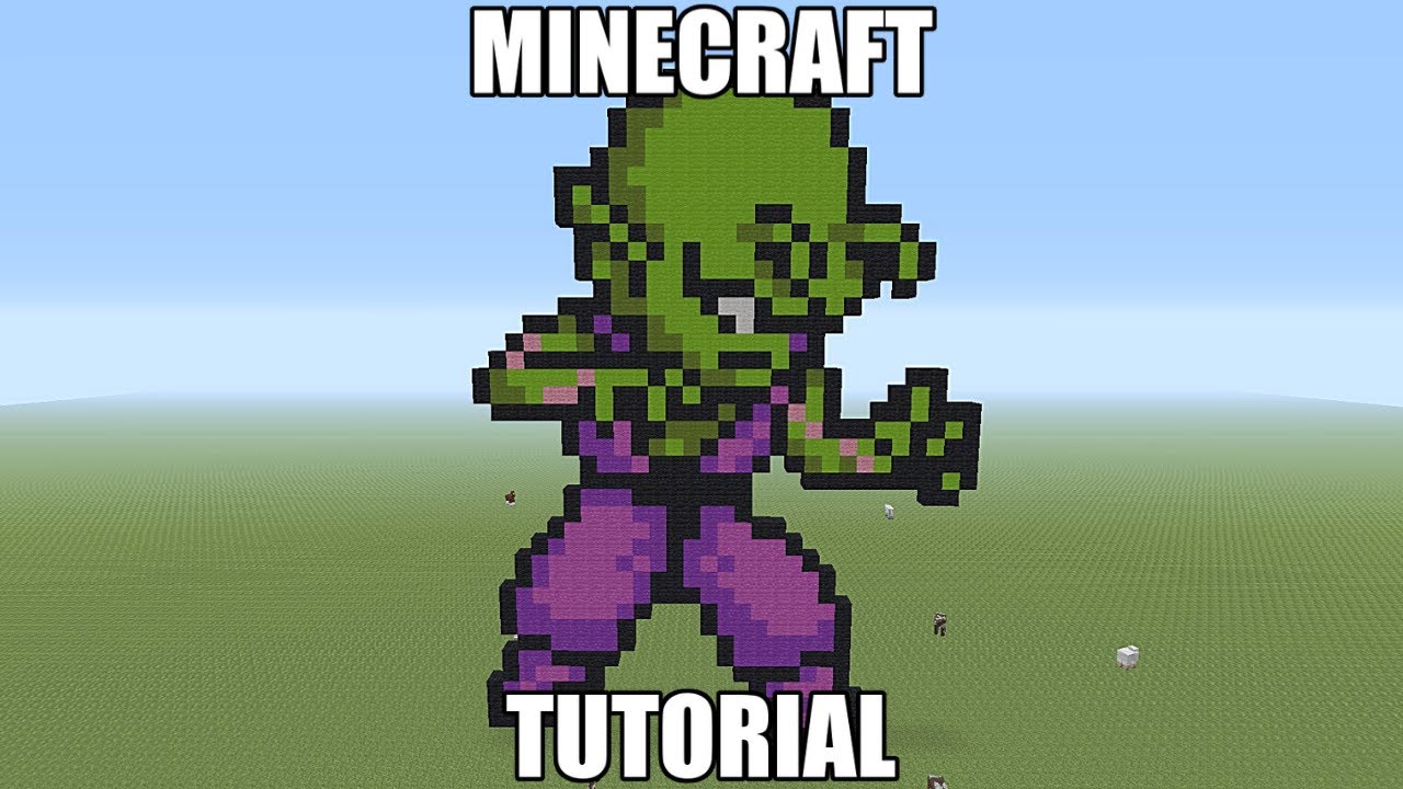 Minecraft Pixel Art Tutorial - Piccolo