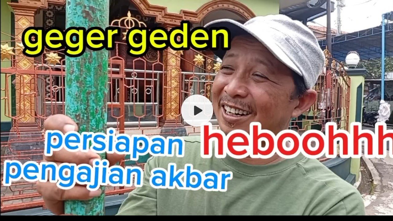 Persiapan acara pengajian Akbar dlm akhirusanah disusun Soka Ungaran barat