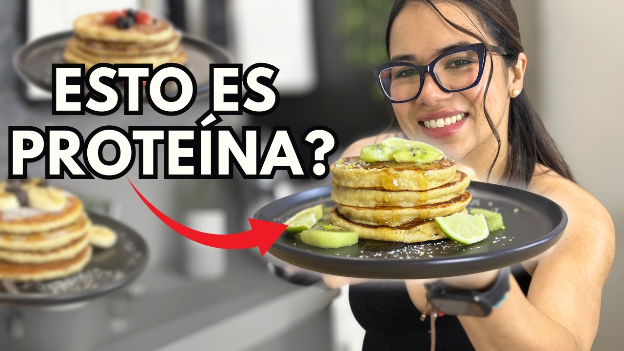 3 Pancakes altos en Proteína (fáciles) Que si Valen la Pena +30 gr
