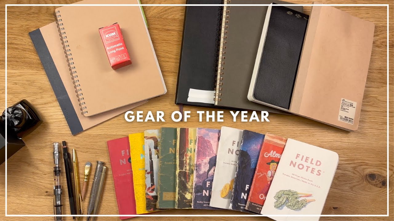GEAR OF THE YEAR! | Everything I wrote with, and on.