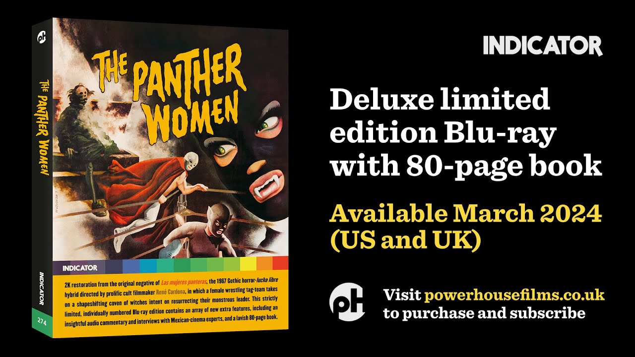 THE PANTHER WOMEN [Las mujeres panteras] (René Cardona, 1967) excerpt from 2024 INDICATOR Blu-ray