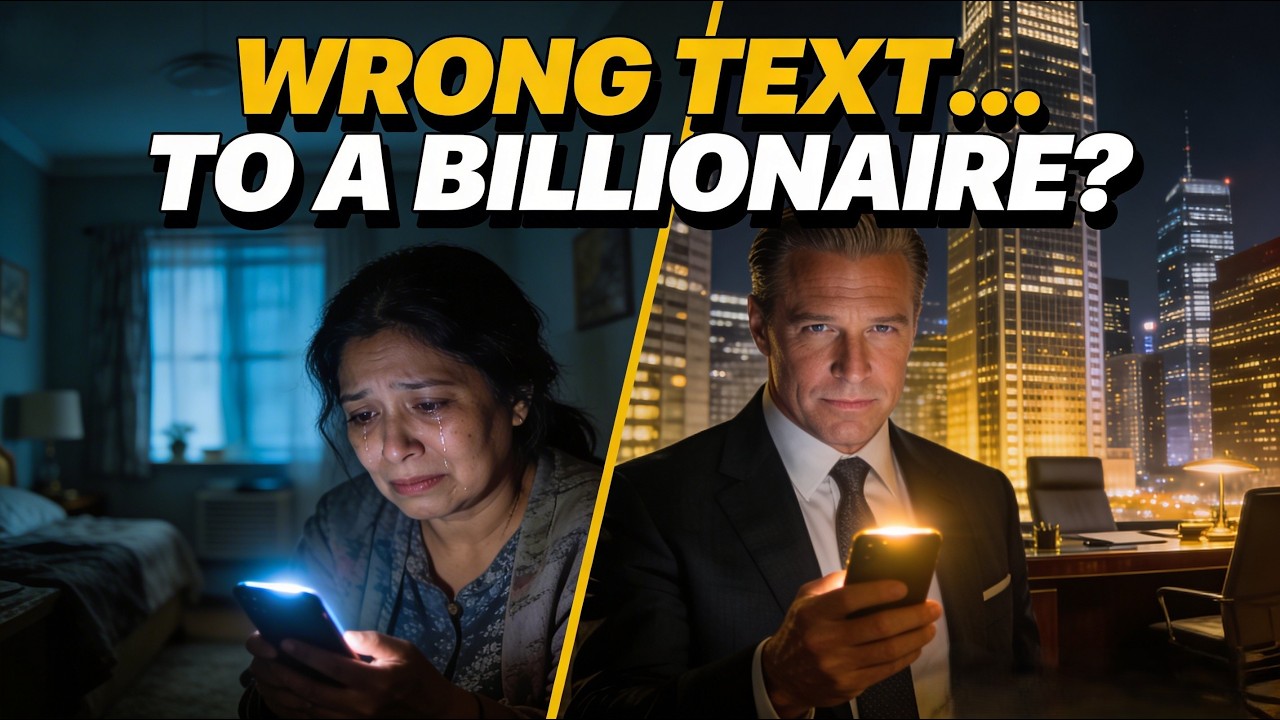 A Single Mom’s Wrong Text Reached a Billionaire—His Response Changed Her Life Forever| Best Story...