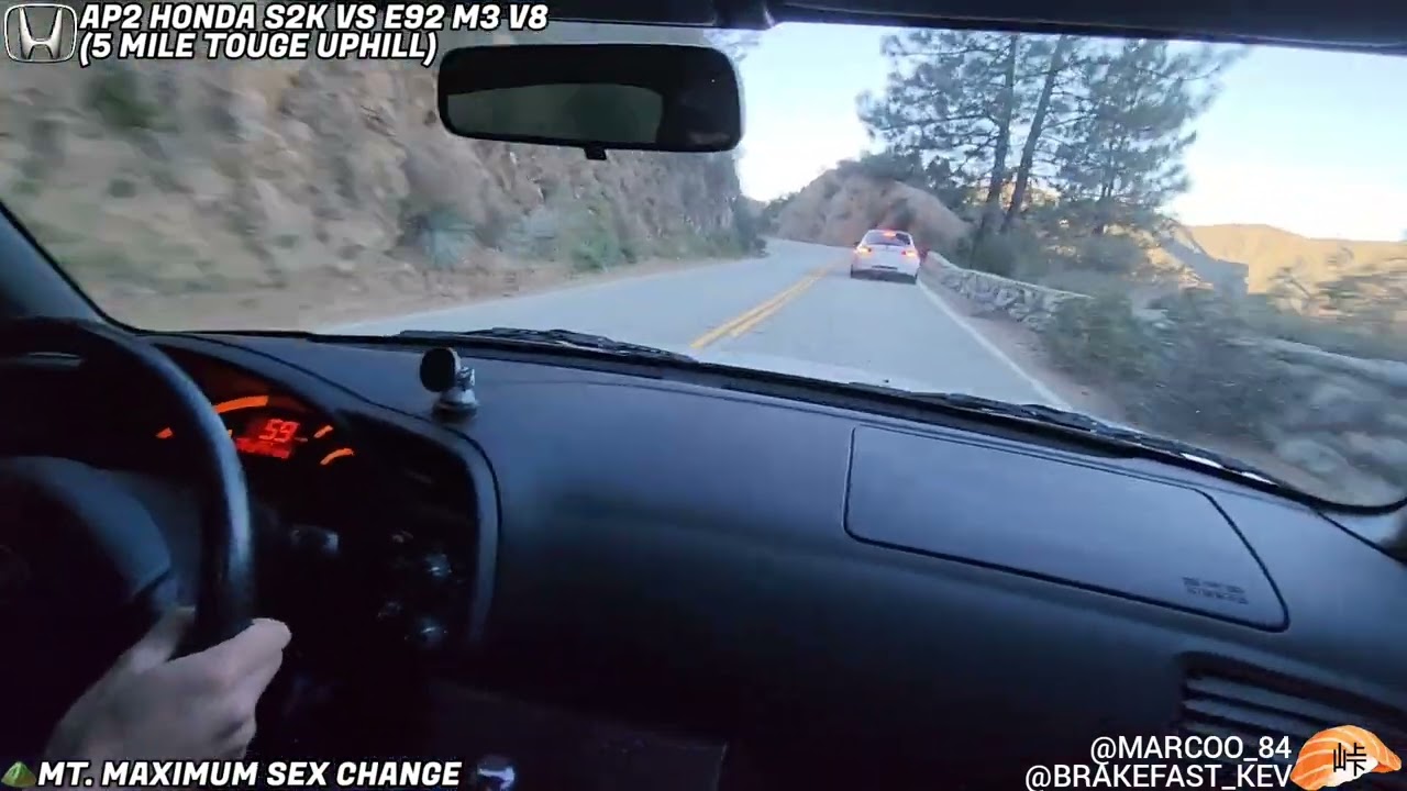 AP2 Honda S2000 VS BMW E92 M3 - Maximum Touge Battle 5 Mile Uphill