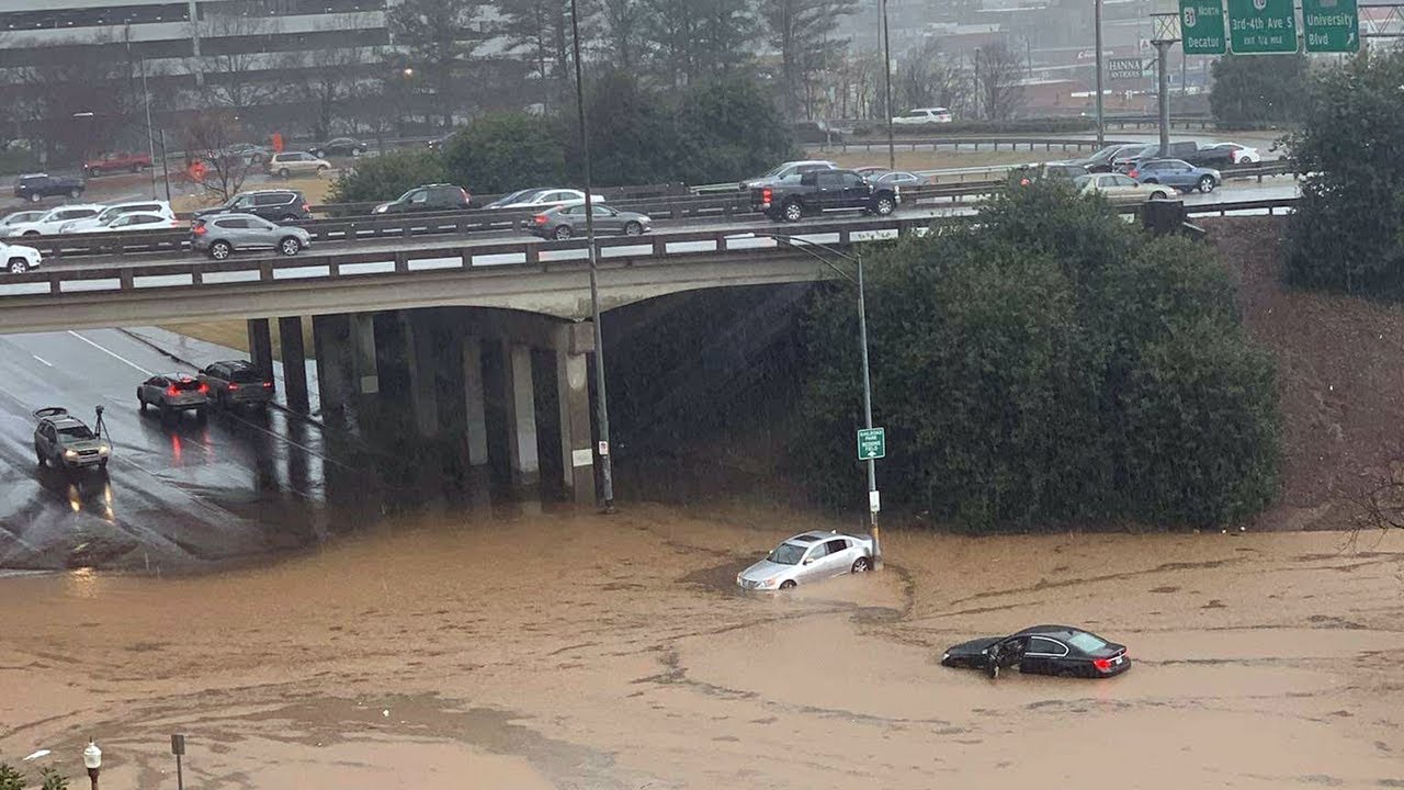 Flash flooding in Birmingham