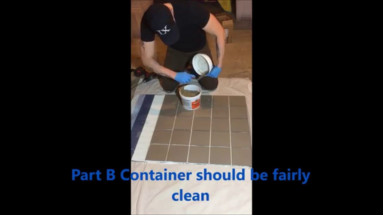 ARDEX WA Epoxy Grout and Adhesive 1: Proper Mixing and Application