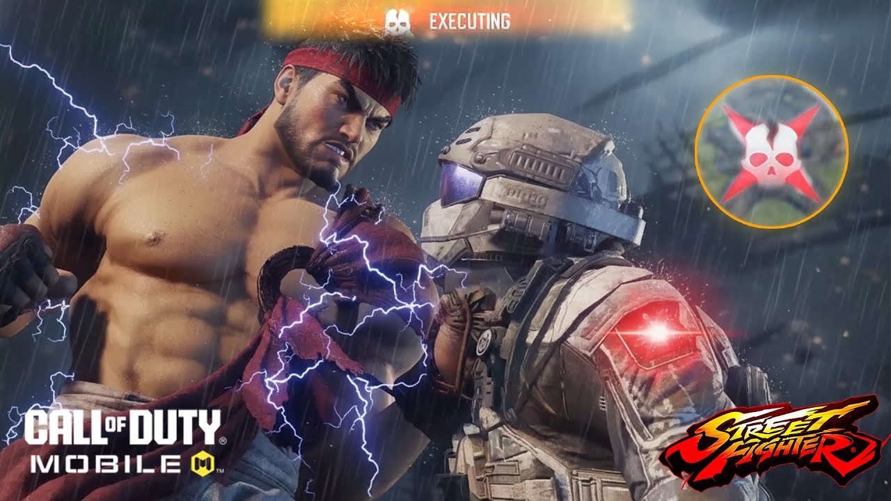 Mythic Executions in CODM x Street Fighter 6 - Characters Finisher Moves COD Mobile