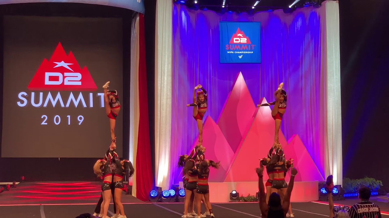 Knight Time Cheer 2019 D2 Summit Senior Coed 4.2 Champions. -Lovespell