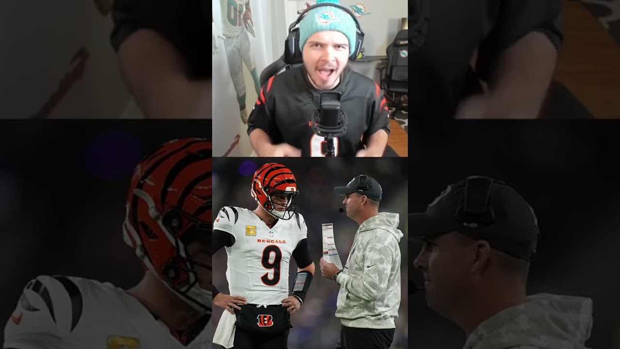 Джо Берроу обменялись горячими репликами с HC Zac Taylor 👀 #nfl #nfltrending #football #bengals