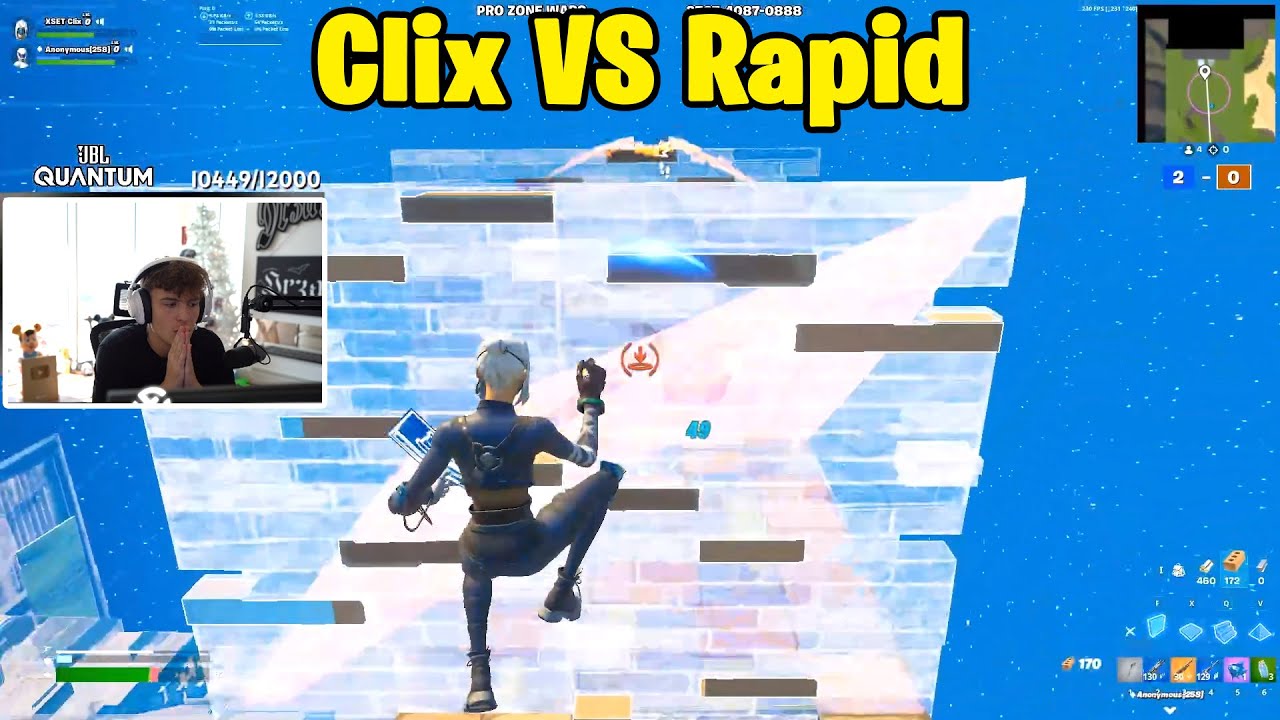 Clix & Bucke VS Reet & Rapid 2v2 TOXIC Fights!