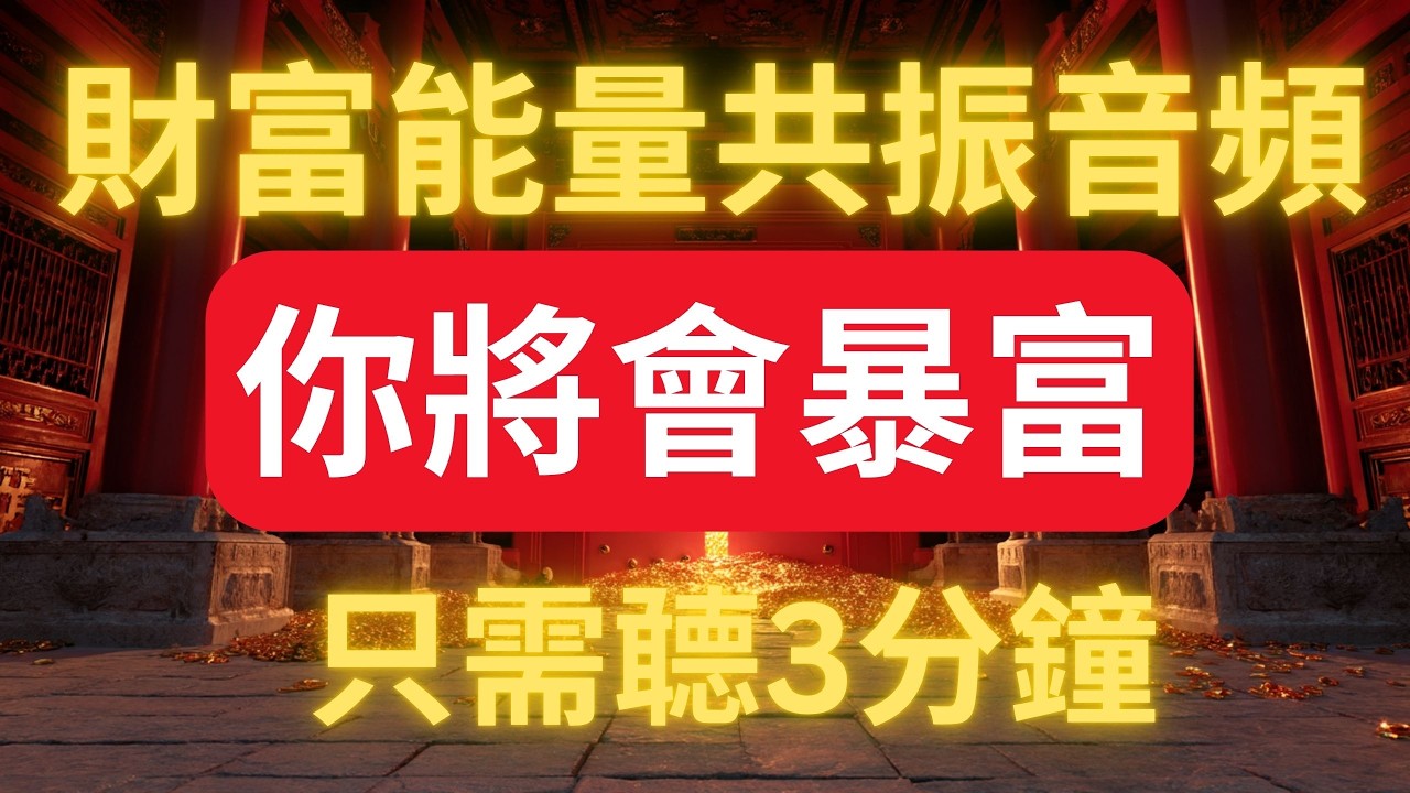 396Hz - 釋放財務恐懼與限制性思維 財富能量共振音頻