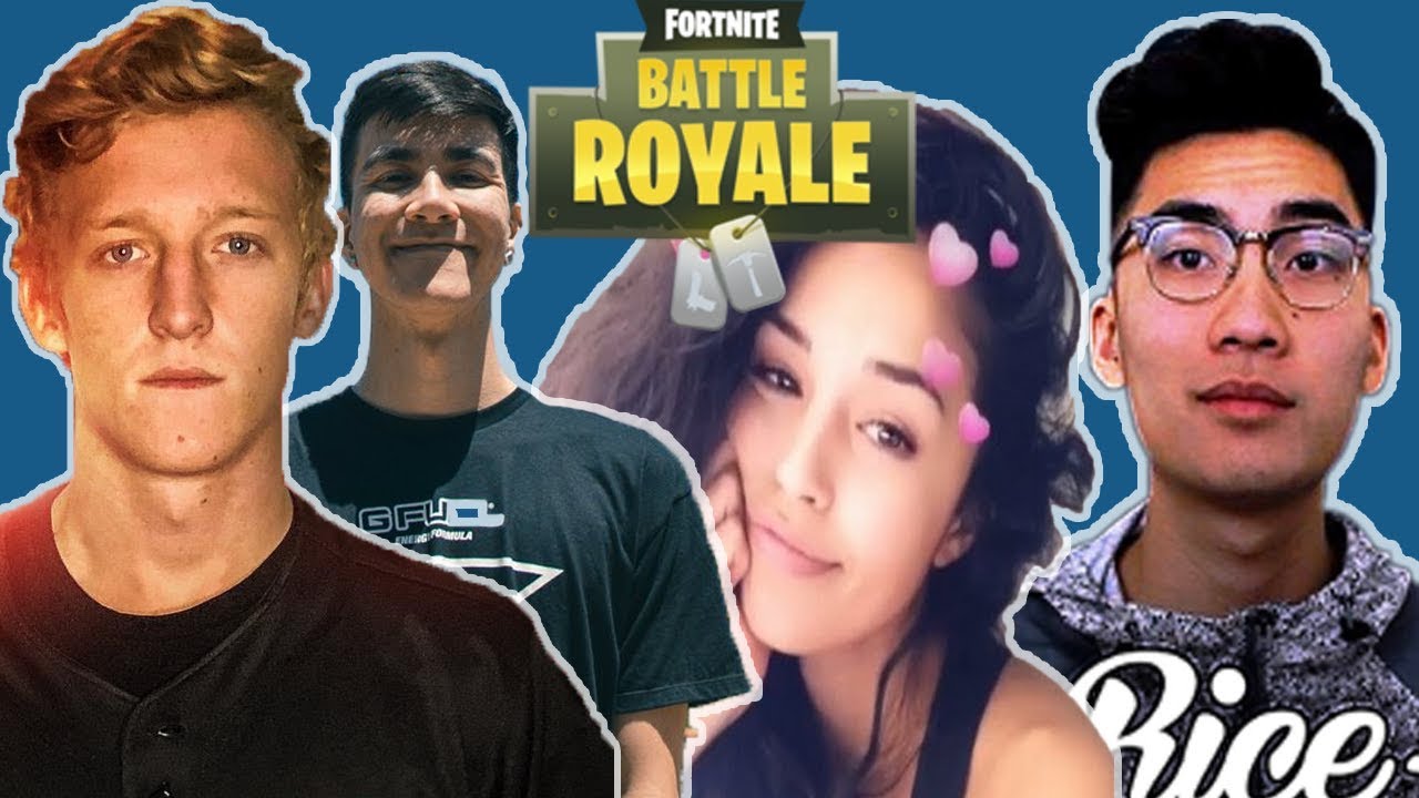Ricegum plays with Faze Tfue , Valkyrae and Faze Tennp0 || Insane SQUAD || Fortnite Season 5 ||