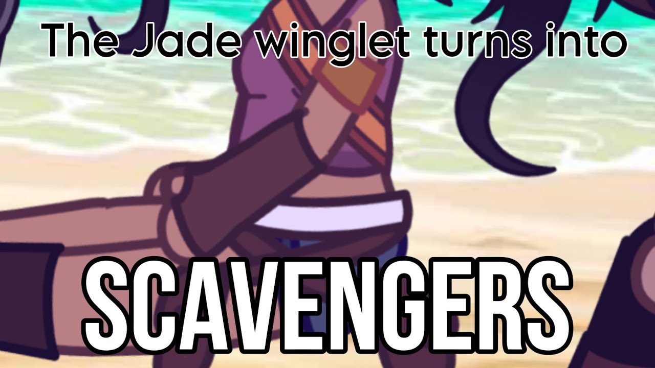 The Jade winglet turns into Scavengers! (Wof gacha) kinda dead animal warning)))