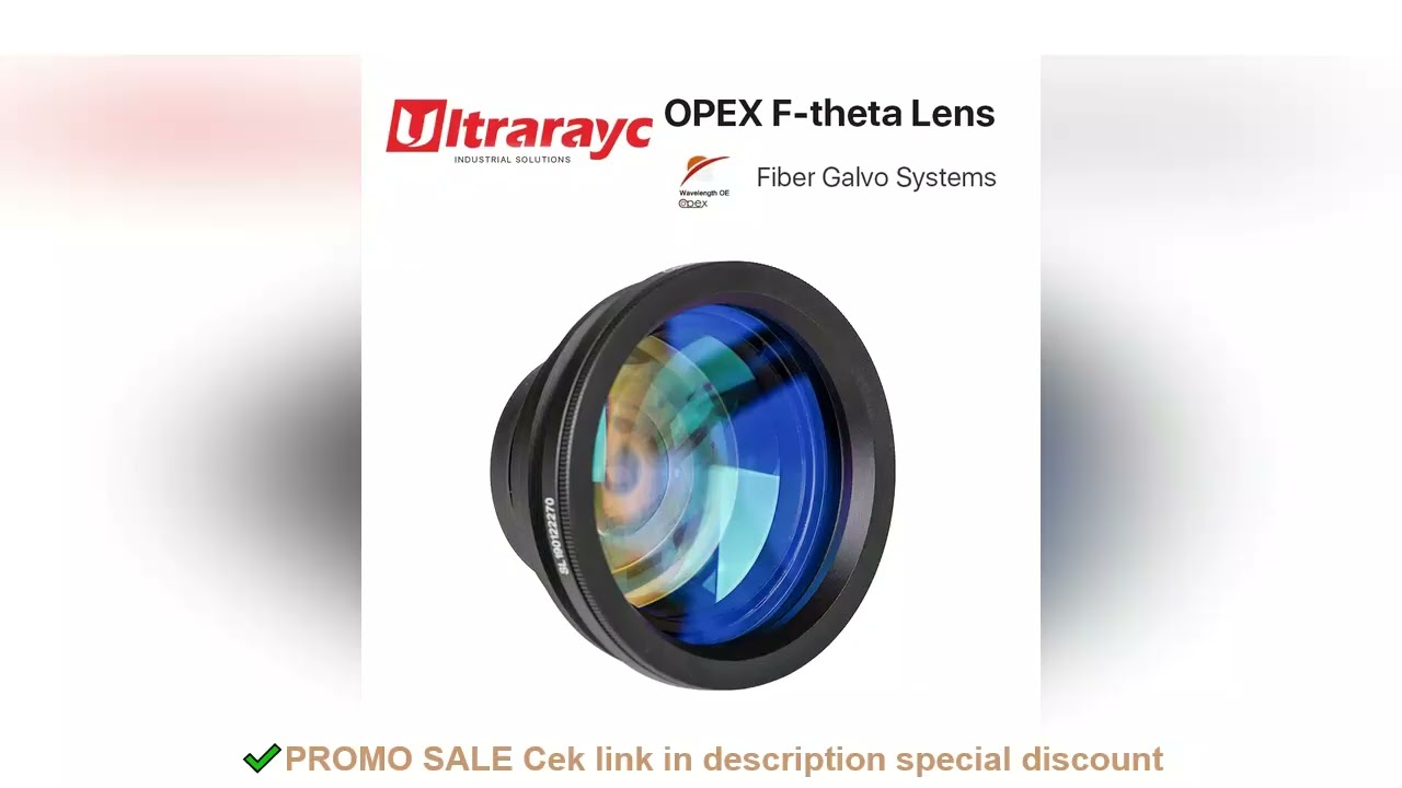 OPEX F-theta Lens 1064nm M85 Thread Scan Field 70*70-300*300 Focal Length 100-420mm 1064nm YAG Optic