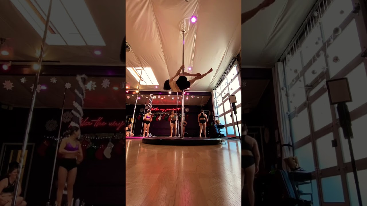 Pole: Outside Leg Hang to Inside Leg Hang 🦵