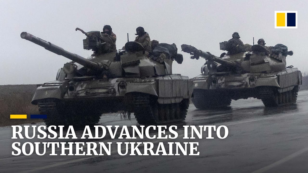 Russian invasion makes heavy push to cut off supply lines in southern Ukraine