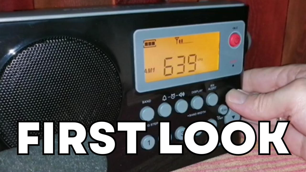 Sangean PR-D4W unboxing and quick review #radio #mediumwave