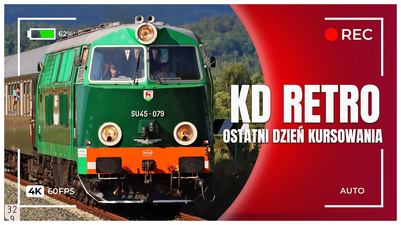 🚂 4K | Ostatni dzień kursowania pociągu KD Retro w 2026 roku!