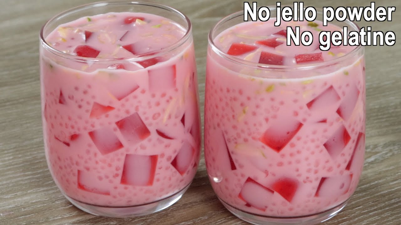 Refreshing Sago drinks recipe | Delicious Strawberry jelly drinks | Easy Tapioca dessert