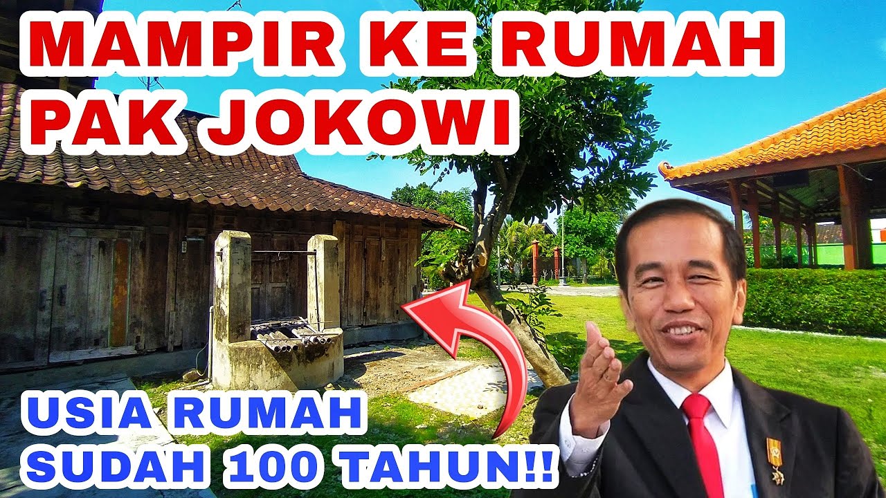 MAMPIR KE RUMAH PAK JOKOWI DI PEDESAAN‼️Usia Bangunan Ratusan Tahun