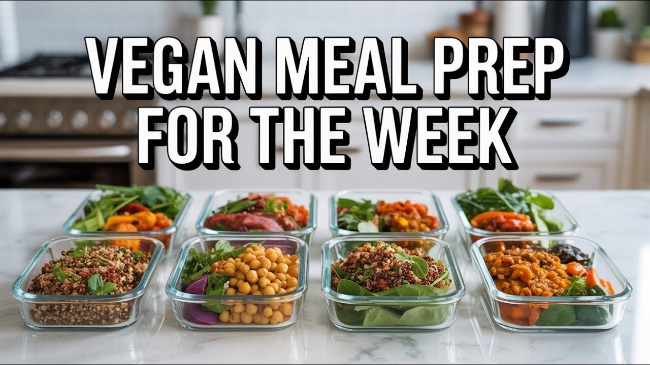 Vegan Meal Prep for the Week | Easy & Healthy Plant-Based Meals