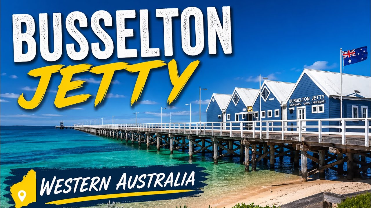 Busselton Jetty Walk + City Tour 😍🇦🇺 || Longest Jetty in Australia! 🌊