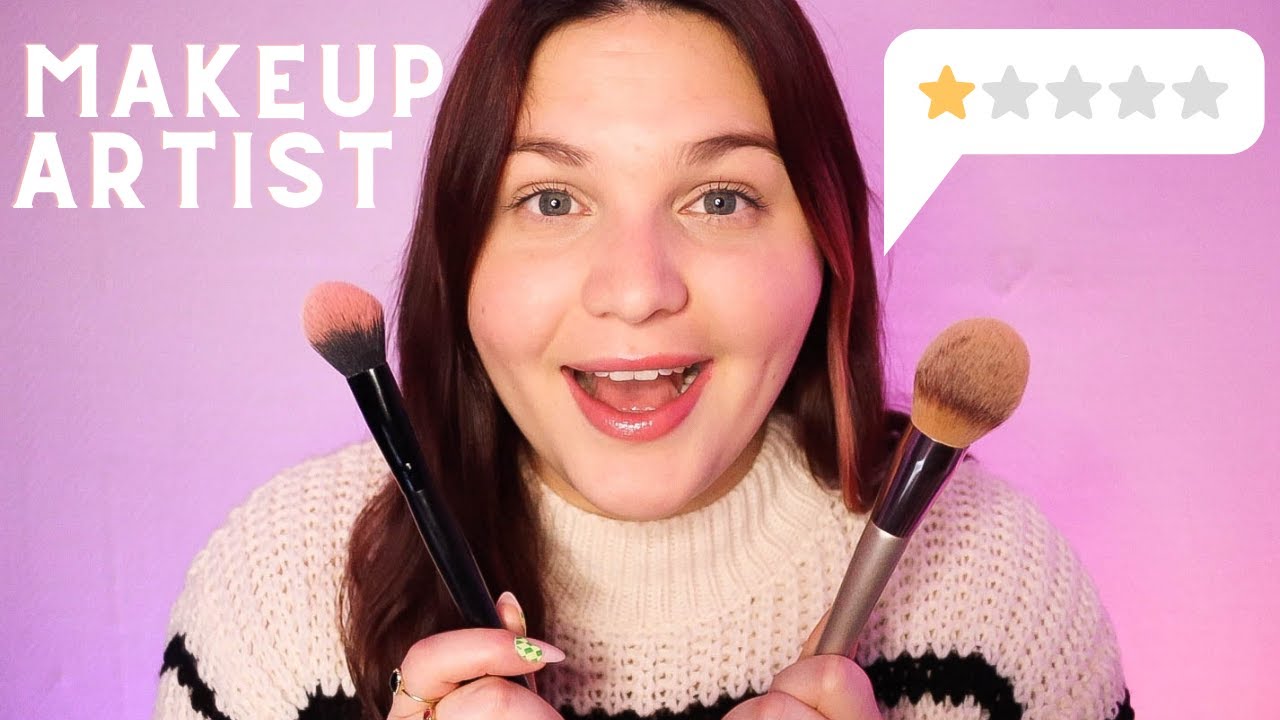 ASMR⎪La PIRE makeup artiste te maquille !