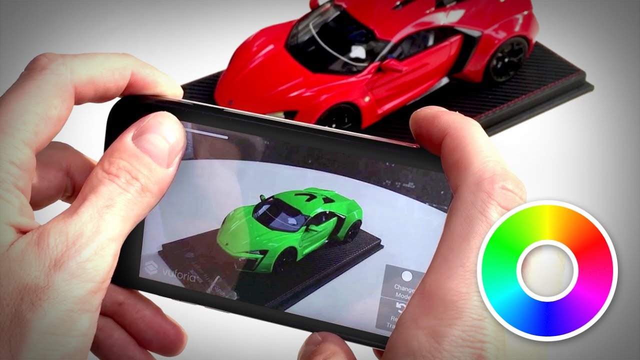 Vuforia CAD Tracking and Real Time Color Change