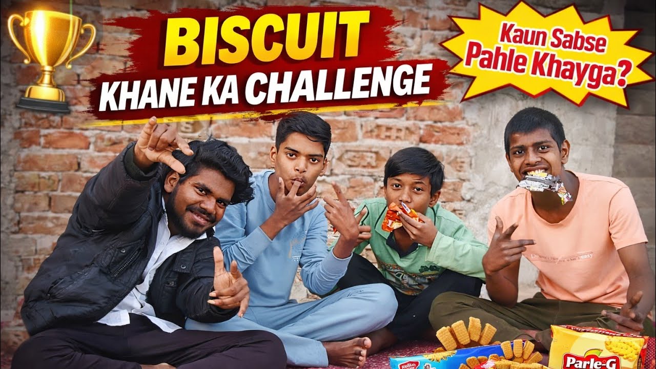 BISCUIT 🍩🍩🍪🍪 CHALLENGE 😋 A K SINGODIYA||HEMANT 
