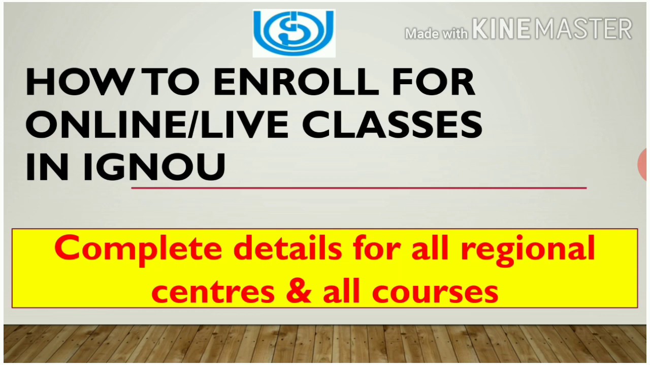 IGNOU online live class कैसे करें ? How to do live classes in Ignou ? Gyaanbhandar