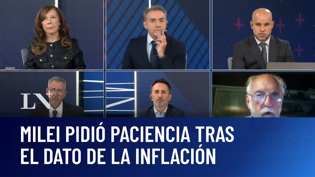 Milei admiti&oacute; que el dato de la inflaci&oacute;n fue 