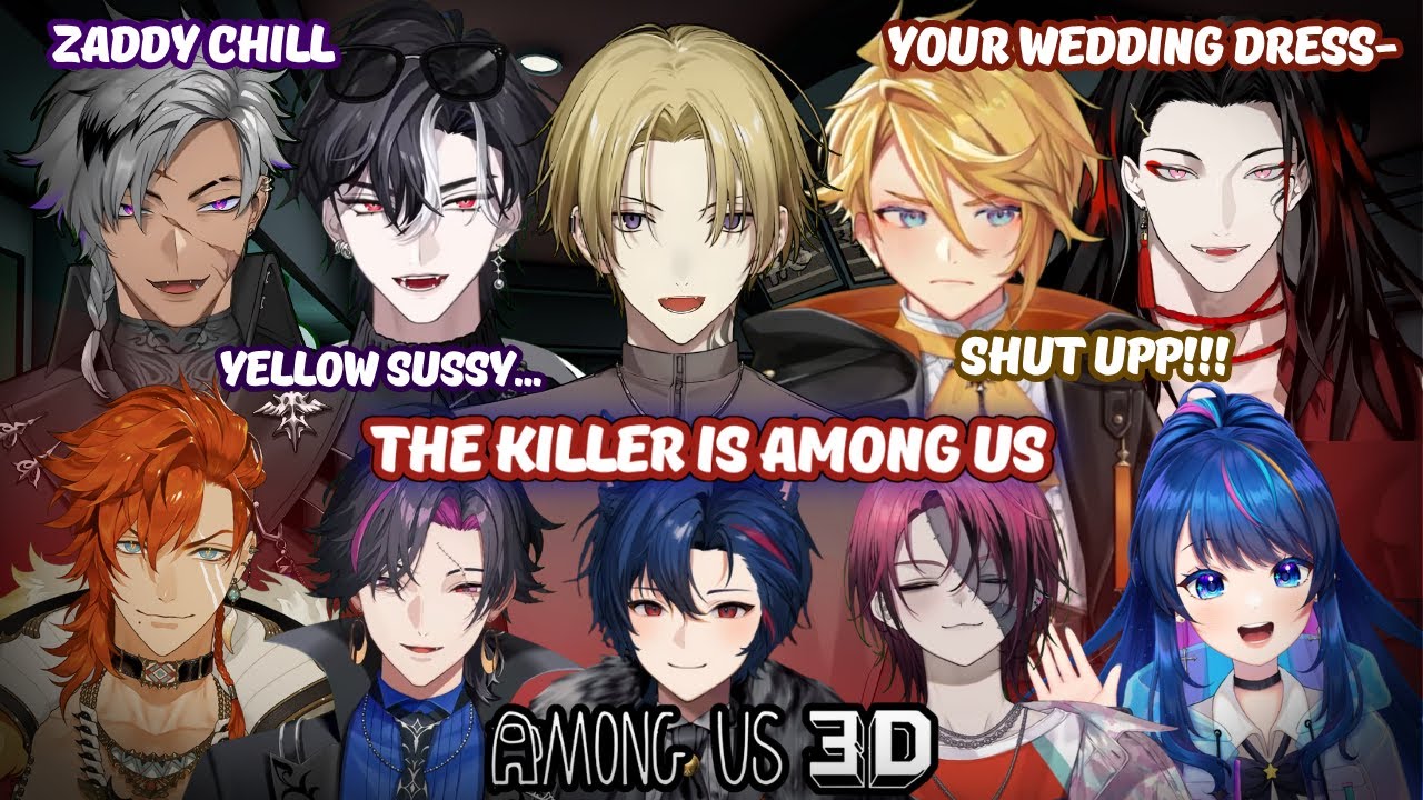 Among Us 3D Collab: The Zaddies keep trolling and everyone becomes SUS 🚨😈