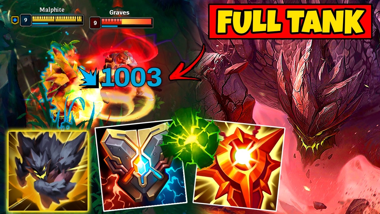 POR ISSO QUE MALPHITE JUNGLE FOI NERFADO...