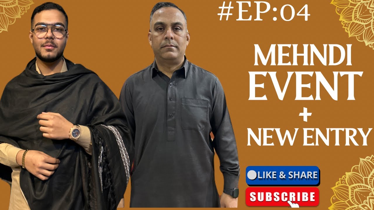 Mehndi event | new entry # sher e mughal vlogs 