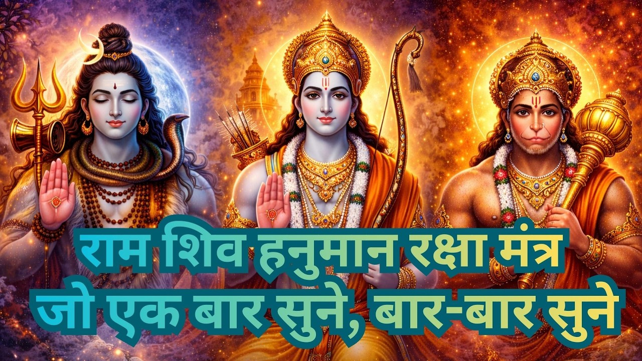 🔴 LIVE: Shiv Ram Hanuman Mantra Jaap | Powerful Bhakti Dhun | 24/7 Shanti & Protection Live