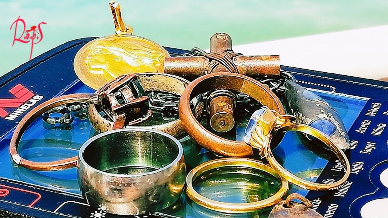 Oro sott'acqua con Equinox 800  metal detecting sott'acqua