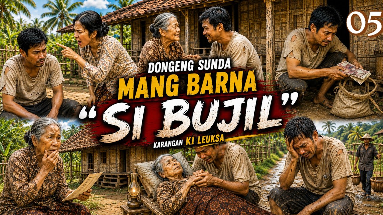 Dongéng Sunda Mang Barna - SI BUJIL Séri ka 05