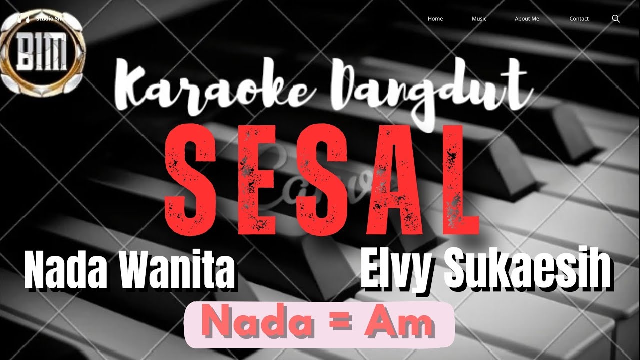 SESAL ( Elvy Sukaesih ) Karaoke Nada Wanita