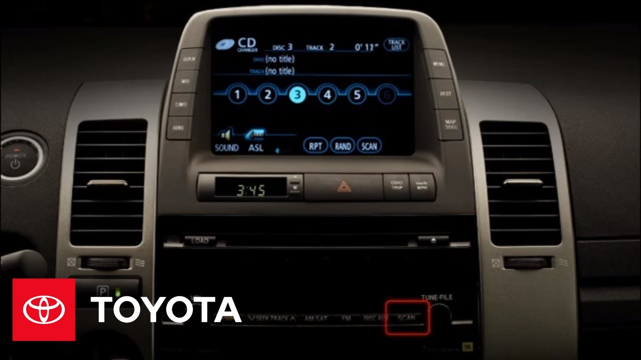2009 Prius How-To: Audio system Controls | Toyota