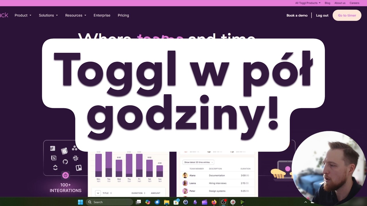 Toggl w pół godziny