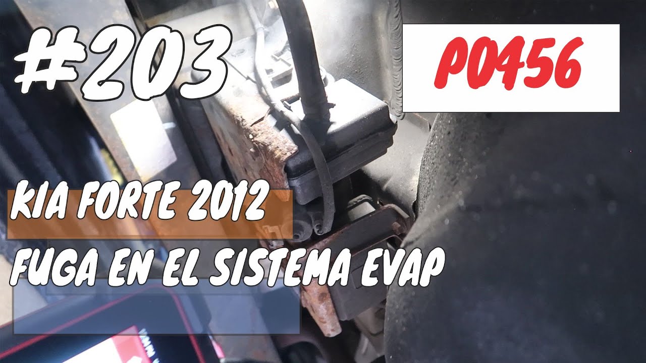 P0456 fuga del sistema EVAP Kia forte 2012